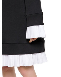 MM6 MAISON MARGIELA Hooded Cotton Jersey Sweatshirt Dress
