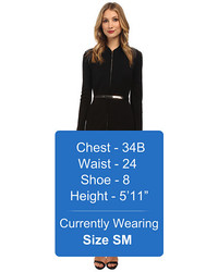 Calvin Klein Long Sleeve Belted Sweater Dress