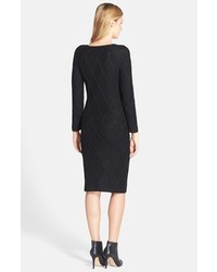 Andrew Marc Marc New York By Metallic Cable Knit Sweater Dress
