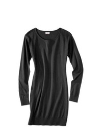 Mossimo Supply Co. Juniors Textured Sweater Dress Black Xs