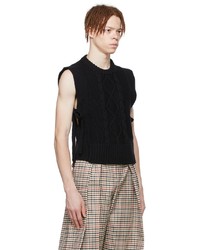 S.S.Daley Black Wool Blandine Vest
