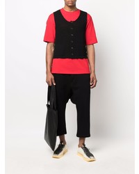 Yohji Yamamoto Cropped Knitted Vest