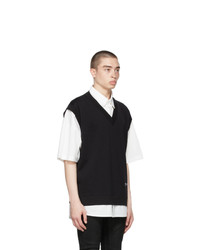 Mastermind World White And Black Boxy Collar Short Sleeve Sweatshirt