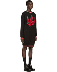 MCQ Alexander Ueen Black Varsity Pullover