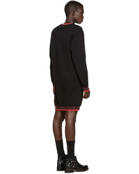 MCQ Alexander Ueen Black Varsity Pullover