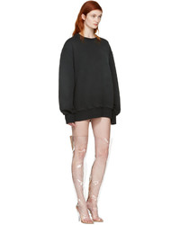 Yeezy Black Boxy Crewneck Sweatshirt