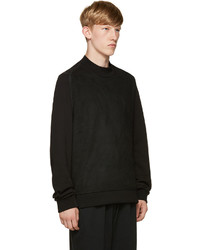 Wooyoungmi Black Faux Suede Pullover
