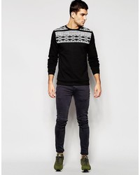 Asos Brand Geo Tribal Print Sweatshirt