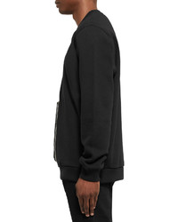Givenchy Cuban Fit Shell And Fleece Back Cotton Jersey Sweatshirt