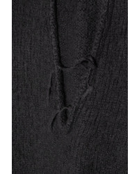 Maison Margiela Distressed Alpaca Blend Sweater Black