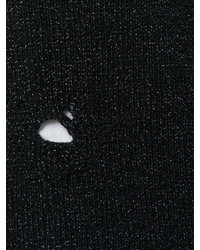 Dondup Distressed Metallic Knit Pullover