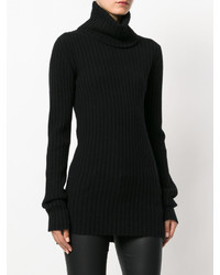 Ann Demeulemeester Fitted Roll Neck Sweater