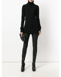 Ann Demeulemeester Fitted Roll Neck Sweater