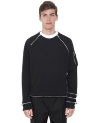 Givenchy Cuban Fit Sweatshirt With Zip Details