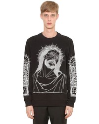 Givenchy Cuban Jesus Printed Cotton Sweatshirt