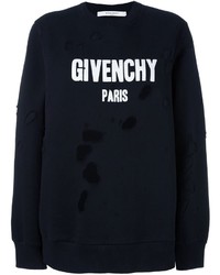 Givenchy Distressed Logo Sweatshirt