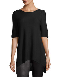 Eileen Fisher Half Sleeve Tencel Links Sweater Plus Size