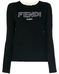 Fendi Logo Crew Neck Pullover
