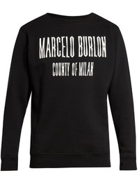 Marcelo Burlon County of Milan Marcelo Burlon El Misti Crew Neck Sweatshirt