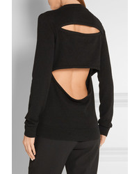 Michael Kors Michl Kors Collection Cutout Cashmere Sweater Black