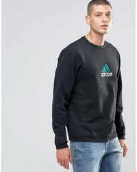 adidas Originals Eqt Crew Sweatshirt In Black Ay9246
