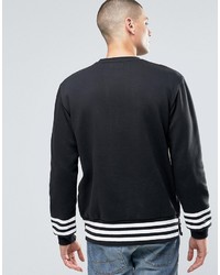adidas Originals Street Pack Crew Sweatshirt In Black Az1128