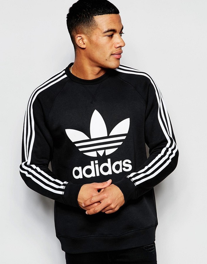 adidas Originals Trefoil Sweatshirt $65 Asos | Lookastic