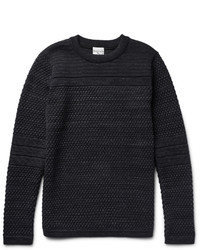 S.N.S. Herning Torso Textured Virgin And Merino Wool Blend Sweater