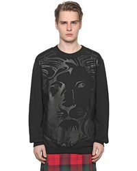 Versus Lion Printed Cotton Sweatshirt