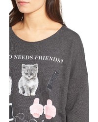 Wildfox Couture Wildfox Who Needs Friends Pullover