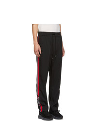 Cmmn Swdn Black And Red Buck Track Pants