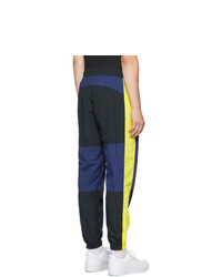 Nike Black And Yellow Re Issue Woven Track Pants