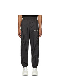 Doublet Black Chaos Embroidery Track Pants