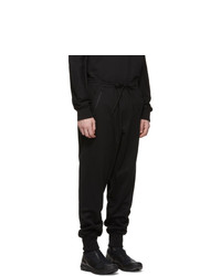 Y-3 Black Classic Cuffed Lounge Pants