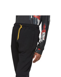 Pyer Moss Black College Slouch Lounge Pants