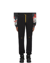 Pyer Moss Black College Slouch Lounge Pants