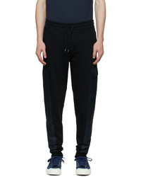 Ps By Paul Smith Black Contrast Panel Lounge Pants