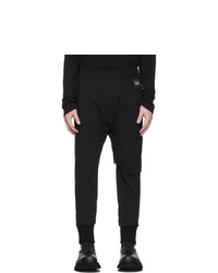 Julius Black Contrast Track Pants