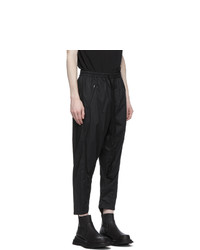 Julius Black Cotton Lounge Pants