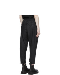 Julius Black Cotton Lounge Pants