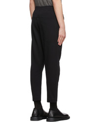 Isabel Benenato Black Cotton Lounge Pants