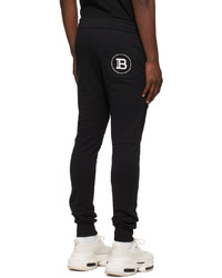 Balmain Black Cotton Lounge Pants