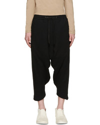 D.gnak By Kang.d Black Cropped Sarouel Trousers