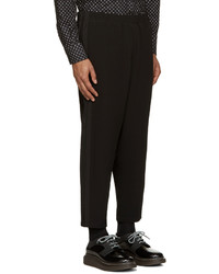 Alexander McQueen Black Cropped Trousers