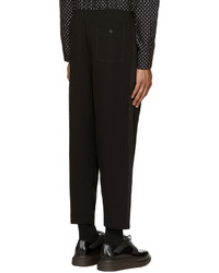 Alexander McQueen Black Cropped Trousers