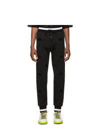 Dolce and Gabbana Black Crowns Lounge Pants