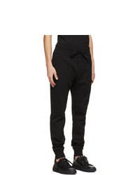 VERSACE JEANS COUTURE Black Cuffed Lounge Pants