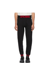 Opening Ceremony Black Elastic Logo Fitted Lounge Pants