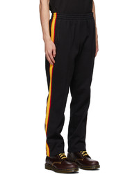 Clot Black Embroidered Track Pants