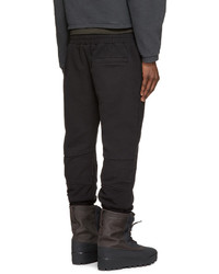 Yeezy Black French Terry Lounge Pants